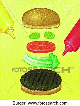 Stock Illustration - burger. fotosearch 
- search clipart, 
illustration, 
drawings and vector 
eps graphics images