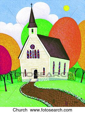 Clip Art - church. fotosearch 
- search clipart, 
illustration, 
drawings and vector 
eps graphics images