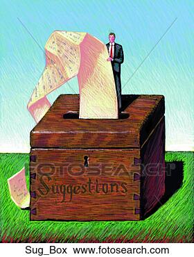 Stock Illustration - suggestion box. 
fotosearch - search 
clipart, illustration, 
drawings and vector 
eps graphics images