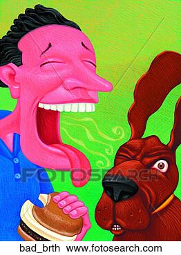 Clip Art - bad breath. fotosearch 
- search clipart, 
illustration, 
drawings and vector 
eps graphics images