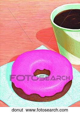 Stock Illustration - donut. fotosearch 
- search clipart, 
illustration, 
drawings and vector 
eps graphics images