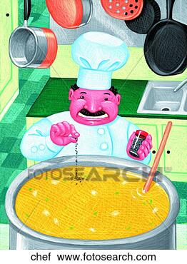 Clipart - cozinheiro. fotosearch 
- busca de ilustrações 
clipeart e desenhos