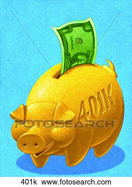 Drawing - 401k. fotosearch 
- search clipart, 
illustration, 
drawings and vector 
eps graphics images