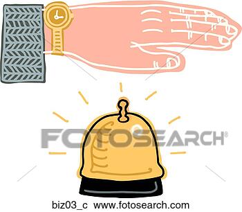 Stock Illustration - service bell. 
fotosearch - search 
clipart, illustration, 
drawings and vector 
eps graphics images