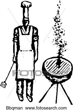 Clipart - bbq man. fotosearch 
- search clipart, 
illustration, 
drawings and vector 
eps graphics images
