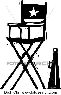 Clipart - director's chair. 
fotosearch - search 
clipart, illustration, 
drawings and vector 
eps graphics images