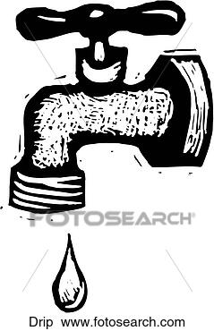 Clipart - dripping faucet. 
fotosearch - search 
clipart, illustration, 
drawings and vector 
eps graphics images