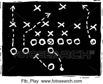 Clip Art - football play. 
fotosearch - search 
clipart, illustration, 
drawings and vector 
eps graphics images