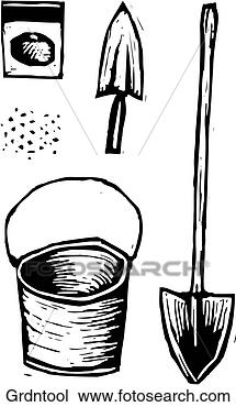 Clipart - garden tools. 
fotosearch - search 
clipart, illustration, 
drawings and vector 
eps graphics images