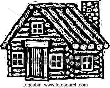 Clipart - log cabin. fotosearch 
- search clipart, 
illustration, 
drawings and vector 
eps graphics images