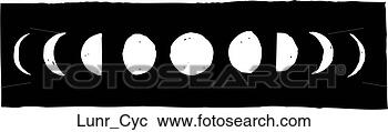 Clipart - phases of moon. 
fotosearch - search 
clipart, illustration, 
drawings and vector 
eps graphics images