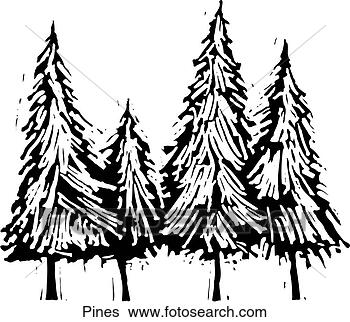 Clip Art - pine trees. fotosearch 
- search clipart, 
illustration, 
drawings and vector 
eps graphics images