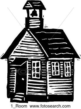 Clipart - 1 room schoolhouse. 
fotosearch - search 
clipart, illustration, 
drawings and vector 
eps graphics images