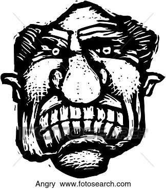 Clip Art - angry. fotosearch 
- search clipart, 
illustration, 
drawings and vector 
eps graphics images