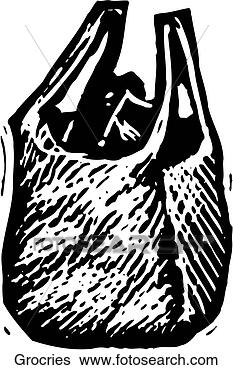 Clip Art - bag o' groceries. 
fotosearch - search 
clipart, illustration, 
drawings and vector 
eps graphics images
