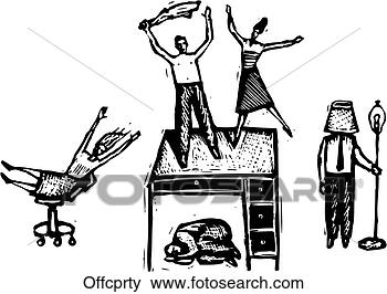Clip Art - office party. 
fotosearch - search 
clipart, illustration, 
drawings and vector 
eps graphics images