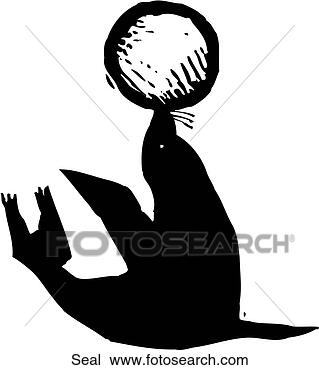 Clipart - seal. fotosearch 
- search clipart, 
illustration, 
drawings and vector 
eps graphics images