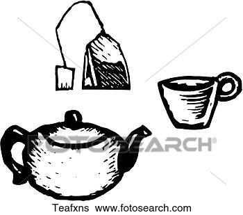 Clip Art - tea fixins. fotosearch 
- search clipart, 
illustration, 
drawings and vector 
eps graphics images