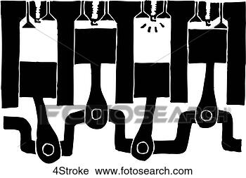 Clipart - 4-stroke engine. 
fotosearch - search 
clipart, illustration, 
drawings and vector 
eps graphics images