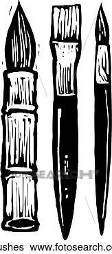 Clip Art - brushes. fotosearch 
- search clipart, 
illustration, 
drawings and vector 
eps graphics images