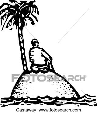 Clip Art - castaway. fotosearch 
- search clipart, 
illustration, 
drawings and vector 
eps graphics images