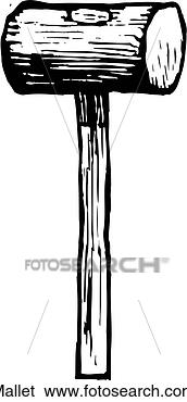 Clip Art - mallet. fotosearch 
- search clipart, 
illustration, 
drawings and vector 
eps graphics images