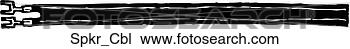 Clipart - speaker cable. 
fotosearch - search 
clipart, illustration, 
drawings and vector 
eps graphics images