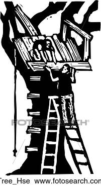 Clipart - tree house. fotosearch 
- search clipart, 
illustration, 
drawings and vector 
eps graphics images
