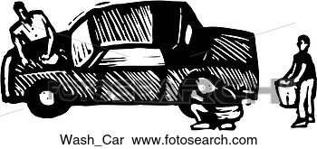 Clipart - washing th car. 
fotosearch - search 
clipart, illustration, 
drawings and vector 
eps graphics images
