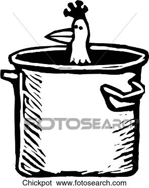 Clip Art - chicken in every 
pot. fotosearch 
- search clipart, 
illustration, 
drawings and vector 
eps graphics images