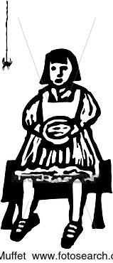 Clip Art - miss muffet. fotosearch 
- search clipart, 
illustration, 
drawings and vector 
eps graphics images