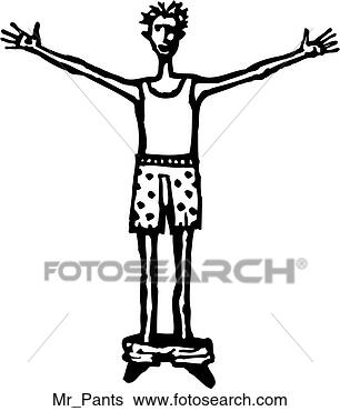 Clip Art - mr pants. fotosearch 
- search clipart, 
illustration, 
drawings and vector 
eps graphics images