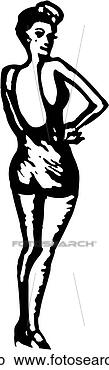Clipart - pin-up. fotosearch 
- search clipart, 
illustration, 
drawings and vector 
eps graphics images