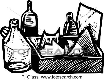 Clip Art - recycle glass. 
fotosearch - search 
clipart, illustration, 
drawings and vector 
eps graphics images