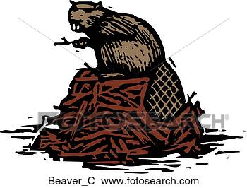 Clip Art - beaver. fotosearch 
- search clipart, 
illustration, 
drawings and vector 
eps graphics images
