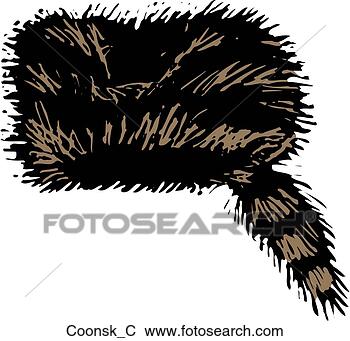 Clip Art - coonskin cap. 
fotosearch - search 
clipart, illustration, 
drawings and vector 
eps graphics images