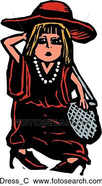 Clip Art - dress up. fotosearch 
- search clipart, 
illustration, 
drawings and vector 
eps graphics images