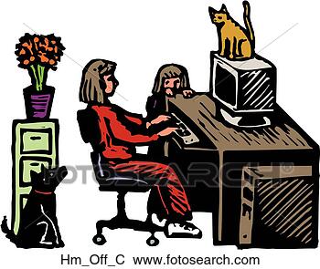 Clip Art - home office. fotosearch 
- search clipart, 
illustration, 
drawings and vector 
eps graphics images