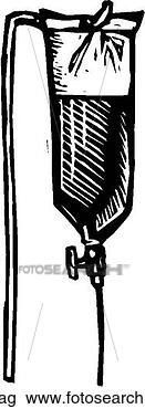 Clipart - iv bag. fotosearch 
- search clipart, 
illustration, 
drawings and vector 
eps graphics images