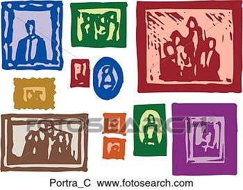 Clip Art - portrait. fotosearch 
- search clipart, 
illustration, 
drawings and vector 
eps graphics images