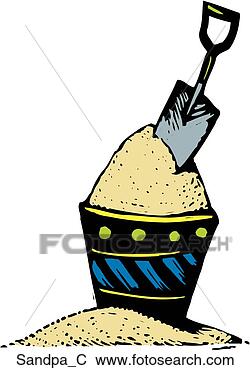 Clip Art - sand pail. fotosearch 
- search clipart, 
illustration, 
drawings and vector 
eps graphics images