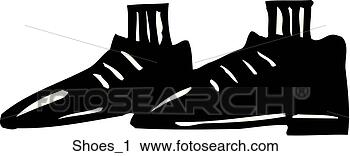Clipart - shoes 1. fotosearch 
- search clipart, 
illustration, 
drawings and vector 
eps graphics images
