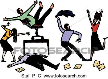Clip Art - staff party. fotosearch 
- search clipart, 
illustration, 
drawings and vector 
eps graphics images