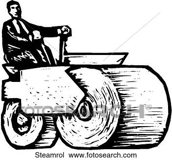 Clipart - steamroller. fotosearch 
- search clipart, 
illustration, 
drawings and vector 
eps graphics images