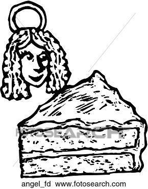 Clipart - angel food cake. 
fotosearch - search 
clipart, illustration, 
drawings and vector 
eps graphics images
