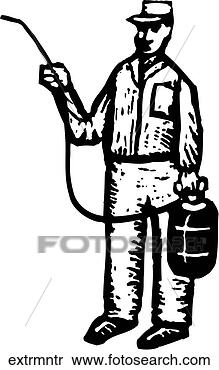 Clipart - exterminator. 
fotosearch - search 
clipart, illustration, 
drawings and vector 
eps graphics images