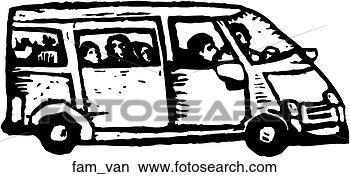 mini van clip art