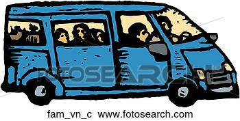 Clipart - family van. fotosearch 
- search clipart, 
illustration, 
drawings and vector 
eps graphics images