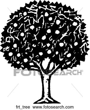 Clipart - fruit tree. fotosearch 
- search clipart, 
illustration, 
drawings and vector 
eps graphics images