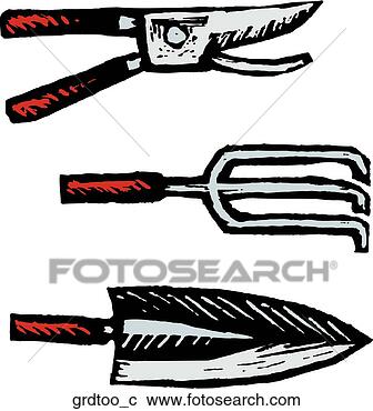 Clipart - garden tools. 
fotosearch - search 
clipart, illustration, 
drawings and vector 
eps graphics images
